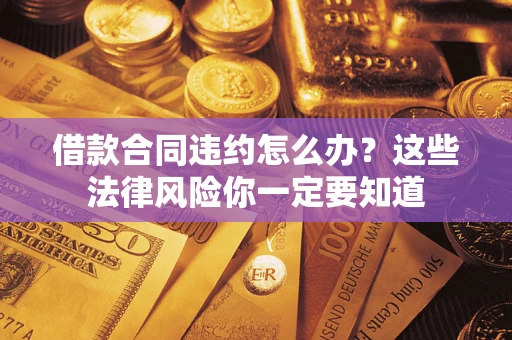 武汉借款合同违约怎么办？这些法律风险你一定要知道