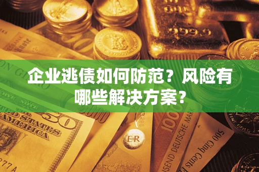 武汉企业逃债如何防范？风险有哪些解决方案？