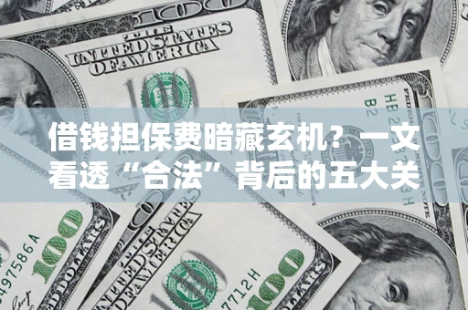 武汉借钱担保费暗藏玄机？一文看透“合法”背后的五大关键陷阱