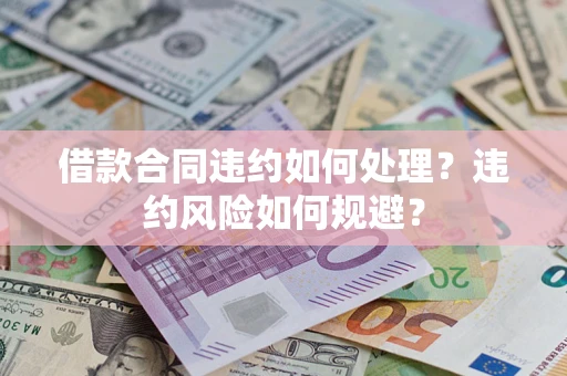 武汉借款合同违约如何处理？违约风险如何规避？
